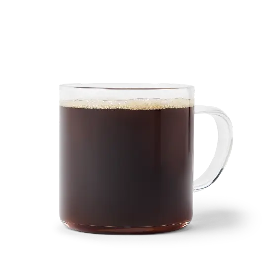 Regular hot coffee