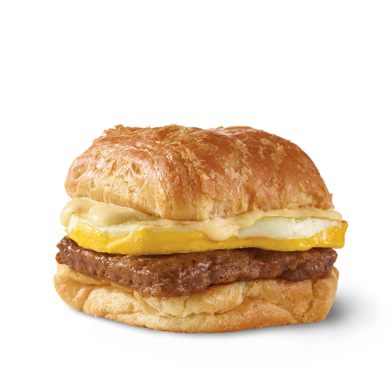 Sausage Egg Swiss Croissant