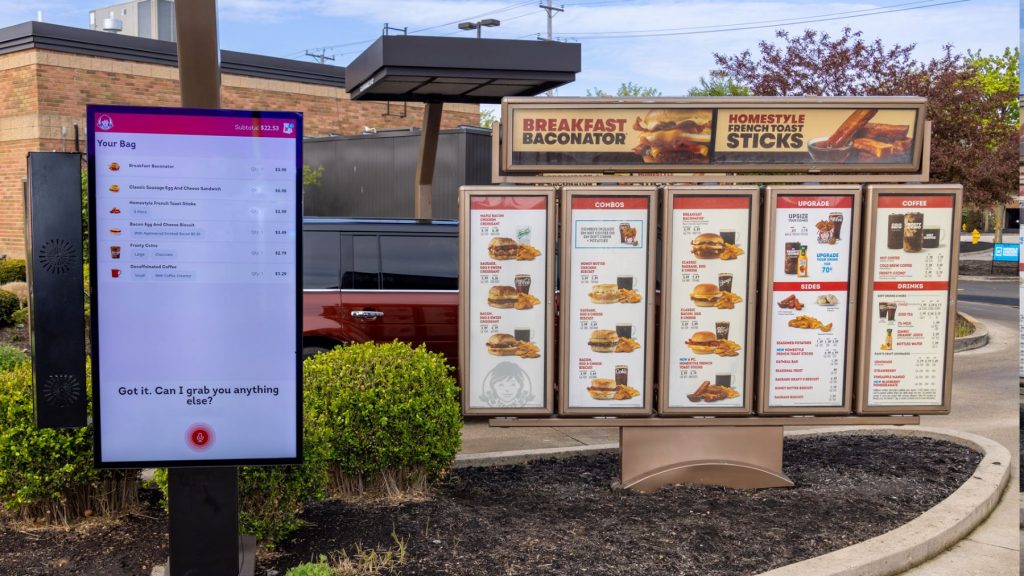 Wendy's drive-thru AI