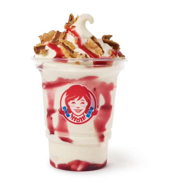 Regular Raspberry Frosty, Vanilla