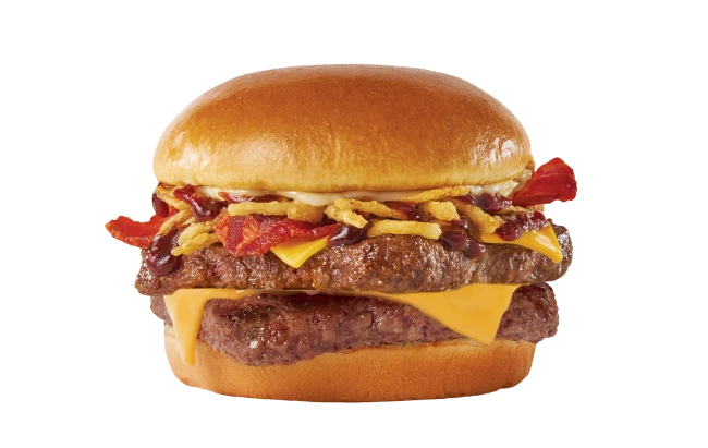 Sweet N Smokey BBQ Cheeseburger Double