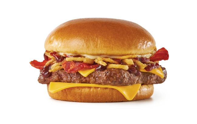 Sweet N Smokey BBQ Cheeseburger Single