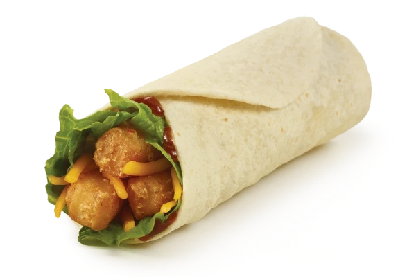 BBQ Wrap, Halloumi Fries