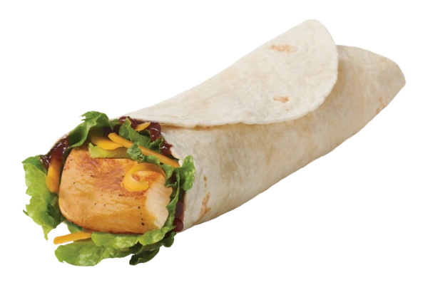 Grilled BBQ Chicken Wrap